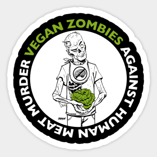 Vegan Zombie Sticker